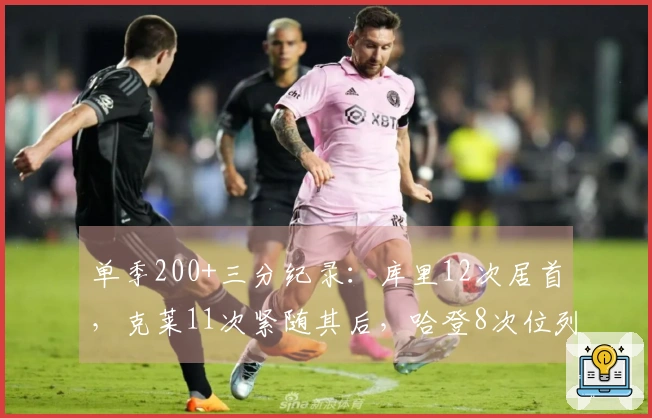 单季200+三分纪录：库里12次居首，克莱11次紧随其后，哈登8次位列第四